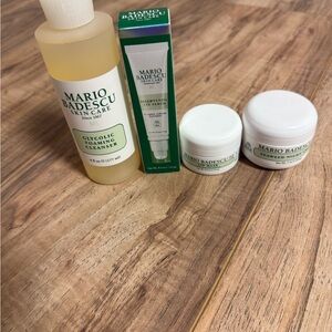 Mario Badescu Glycolic Cleanser and Cream Set - Yellow, Green, and White